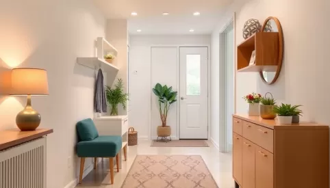 jak wyremontować mały przedpokój